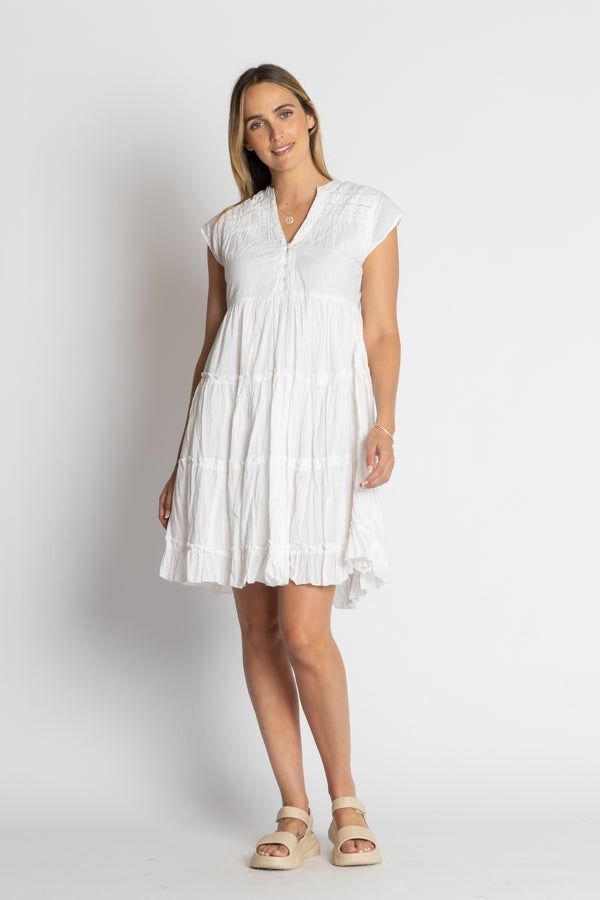 Lulalife Shayna White Dress