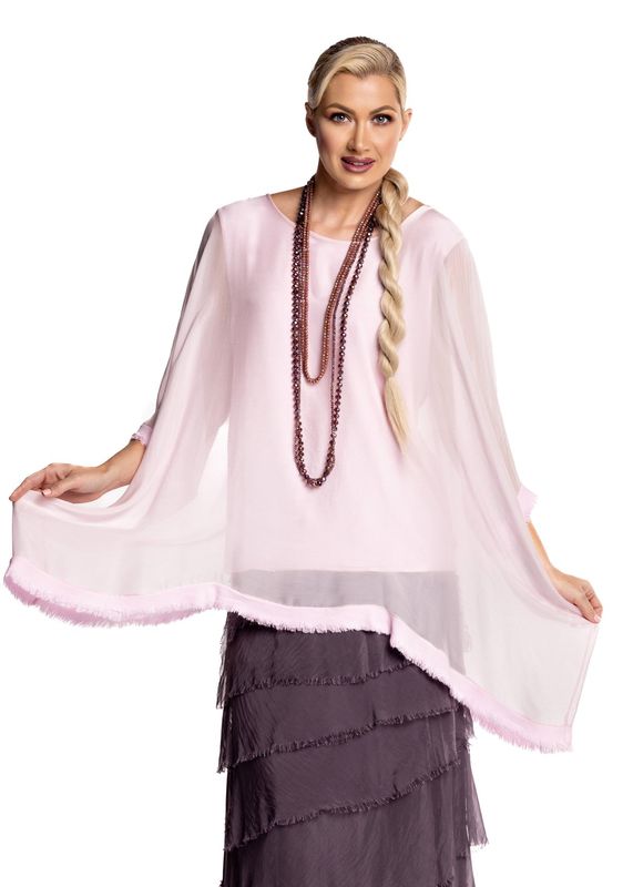 Imagine Amulet Silk Top Tutu Pink