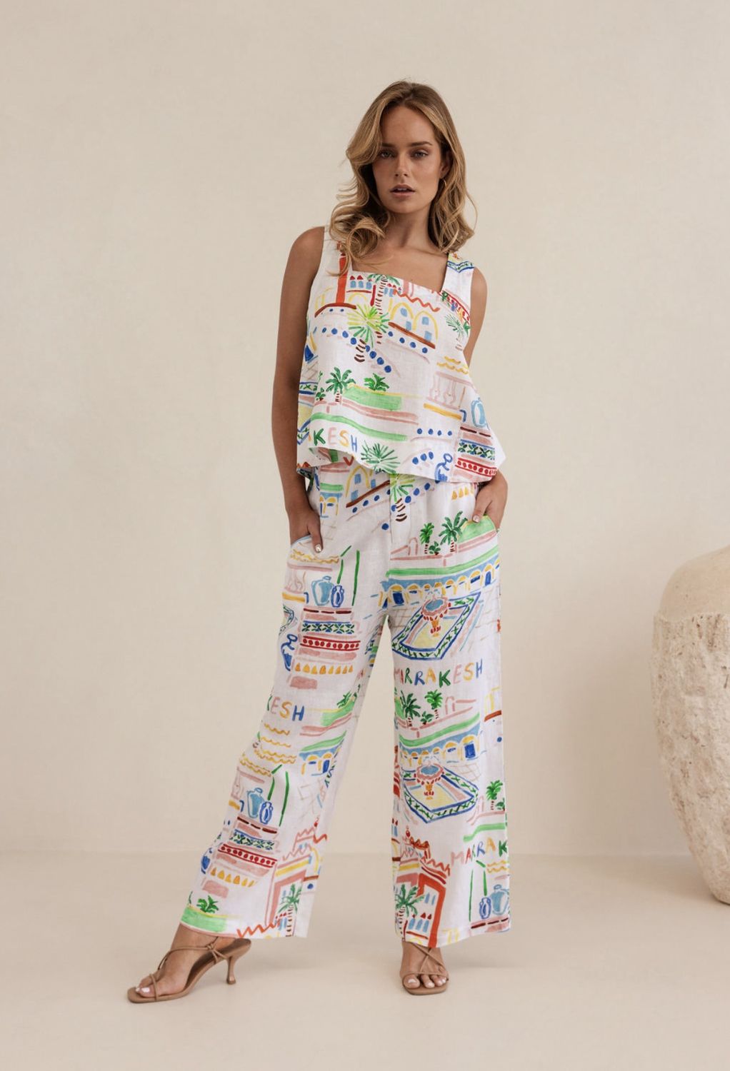 Kaleido Marrakesh Wide Leg Pant