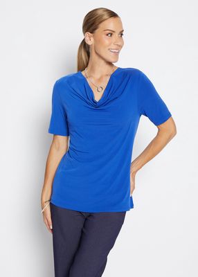 Philosophy Cobalt Drape Top