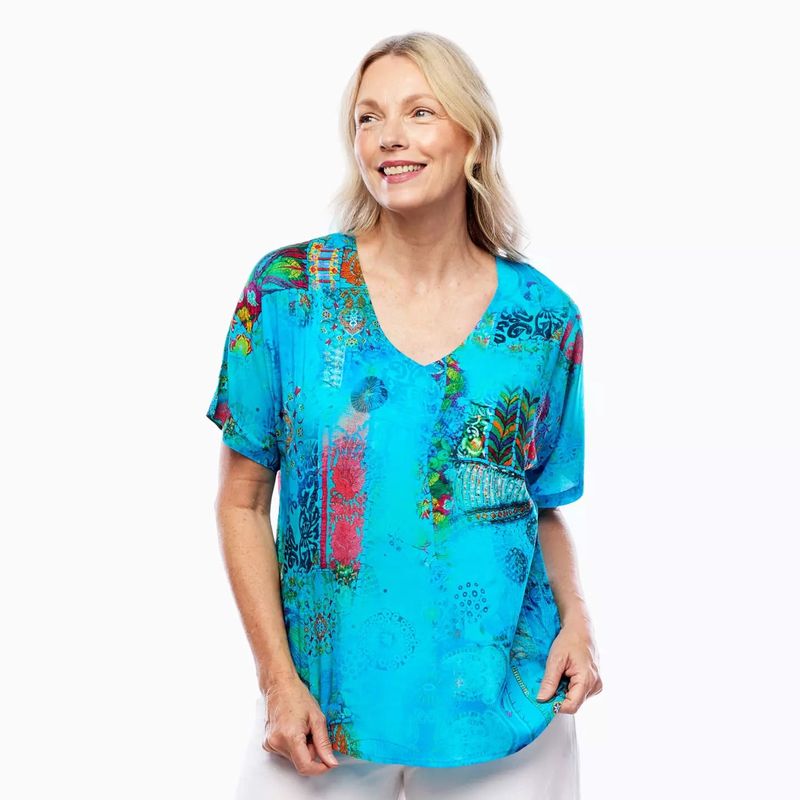 Claire P Paradise Modal Top