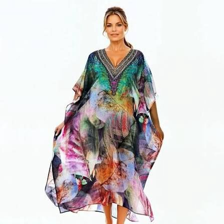 Claire P Heaven Kaftan Length