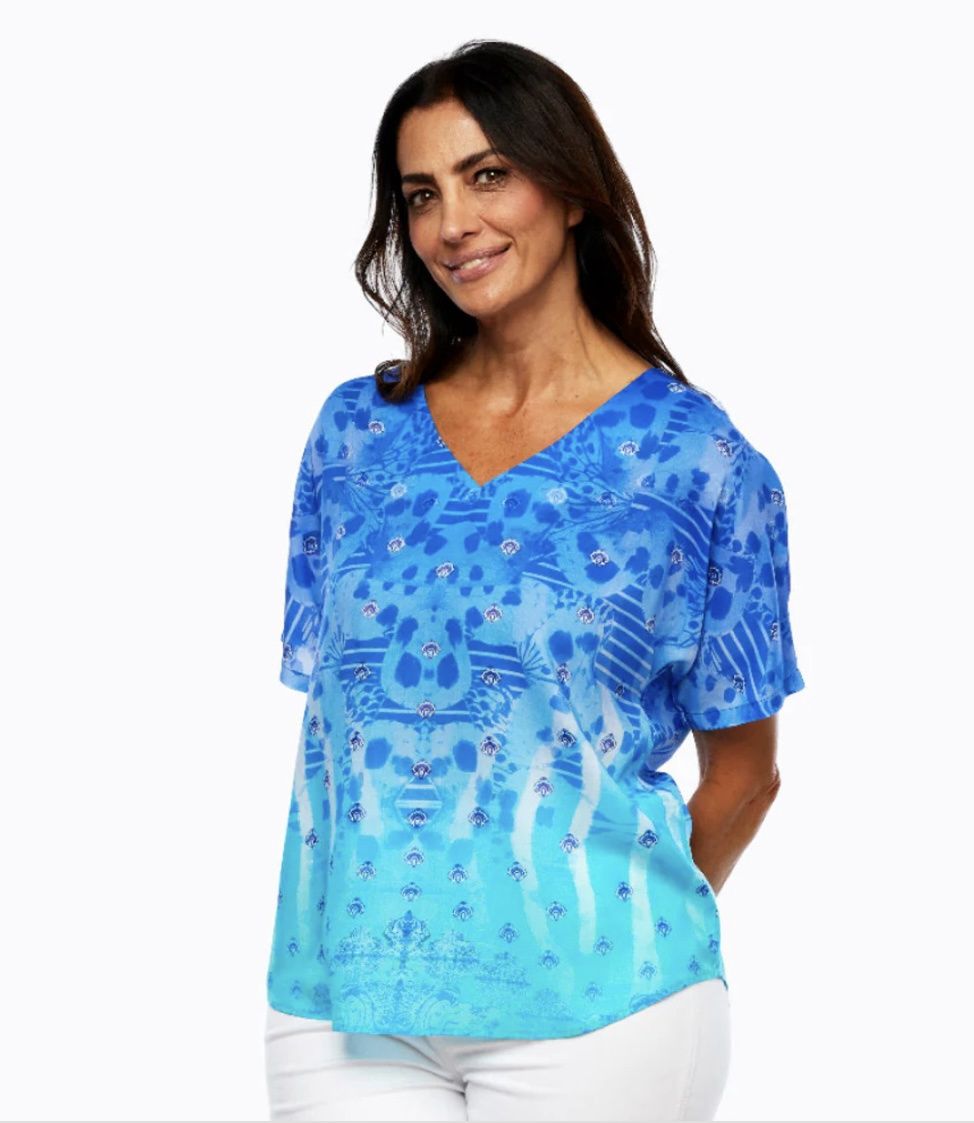 Claire P Ocean Modal Top