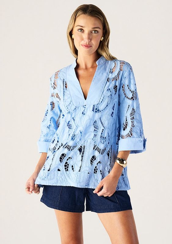 MOS Marbella Cornflower Blue Top