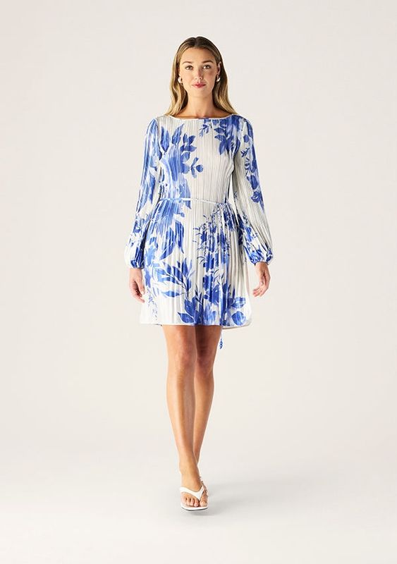 MOS Isola Plisse Mini Dress