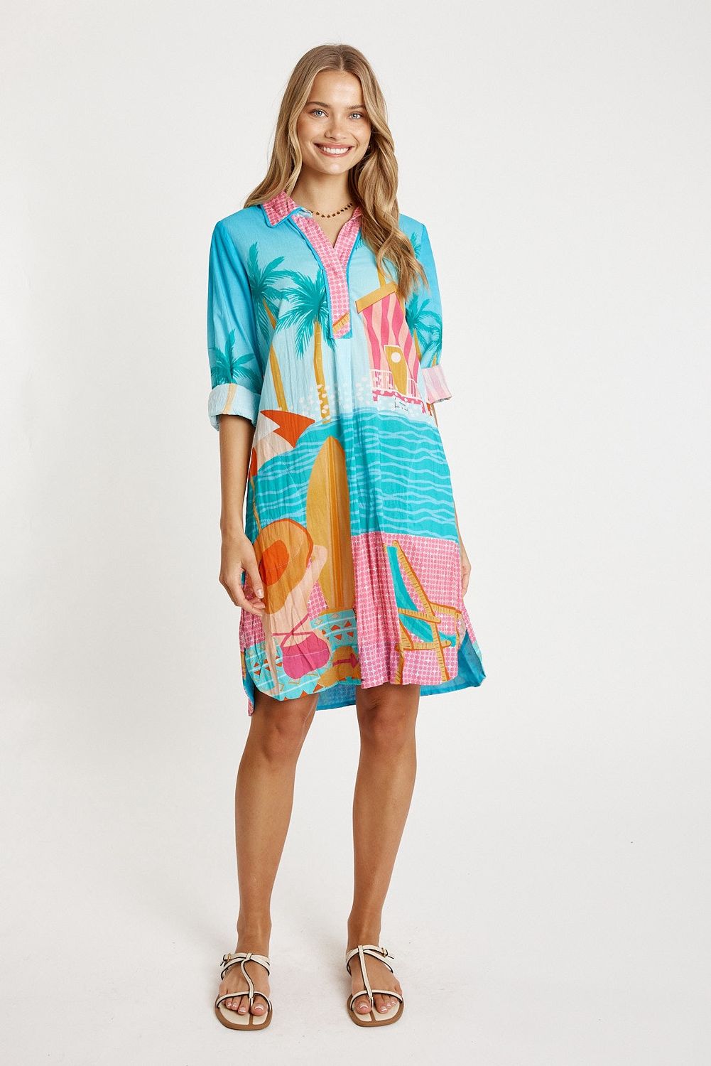 Lulalife Mist Seraphine Shirtdress
