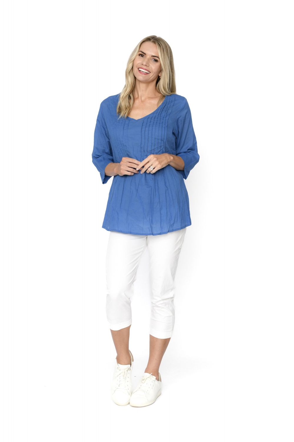 One Summer Blue Evie Top