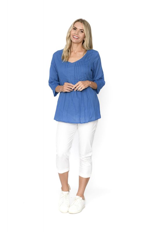 One Summer Blue Evie Top