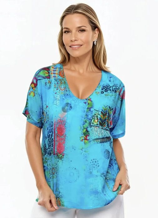 Claire P Paradise Modal Top