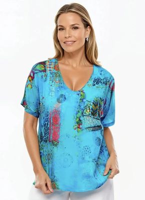 Claire P Paradise Modal Top