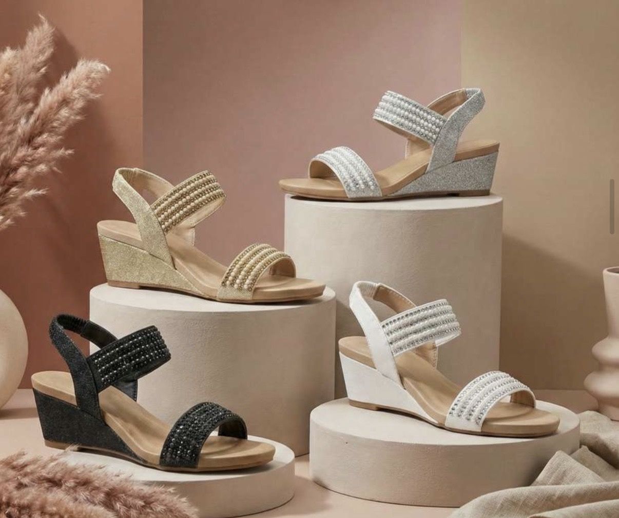 Befind Gold Sequin Shoes