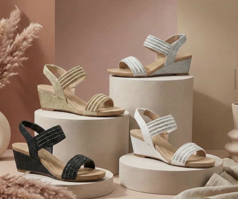 Befind Gold Sequin Shoes