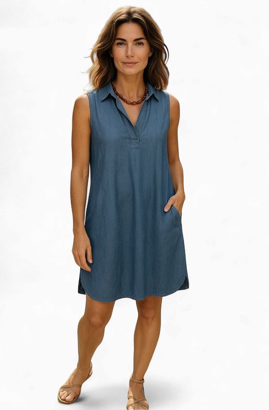 Coconinya Denim Wash Marine Dress