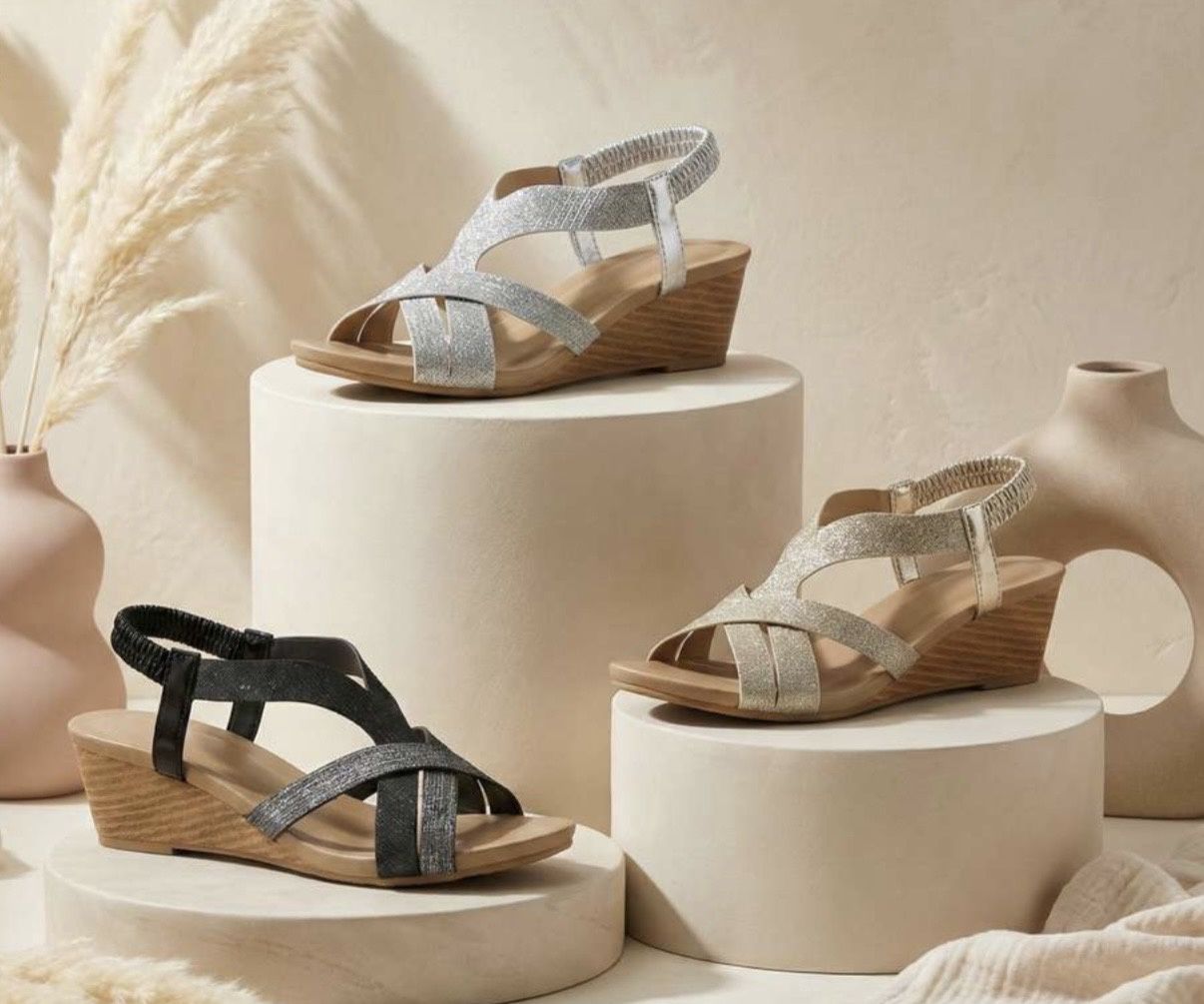 Befind Silver Cross Over Shoe