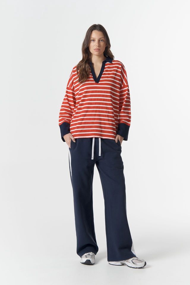 C+P+S The Breezy Stripe Polo