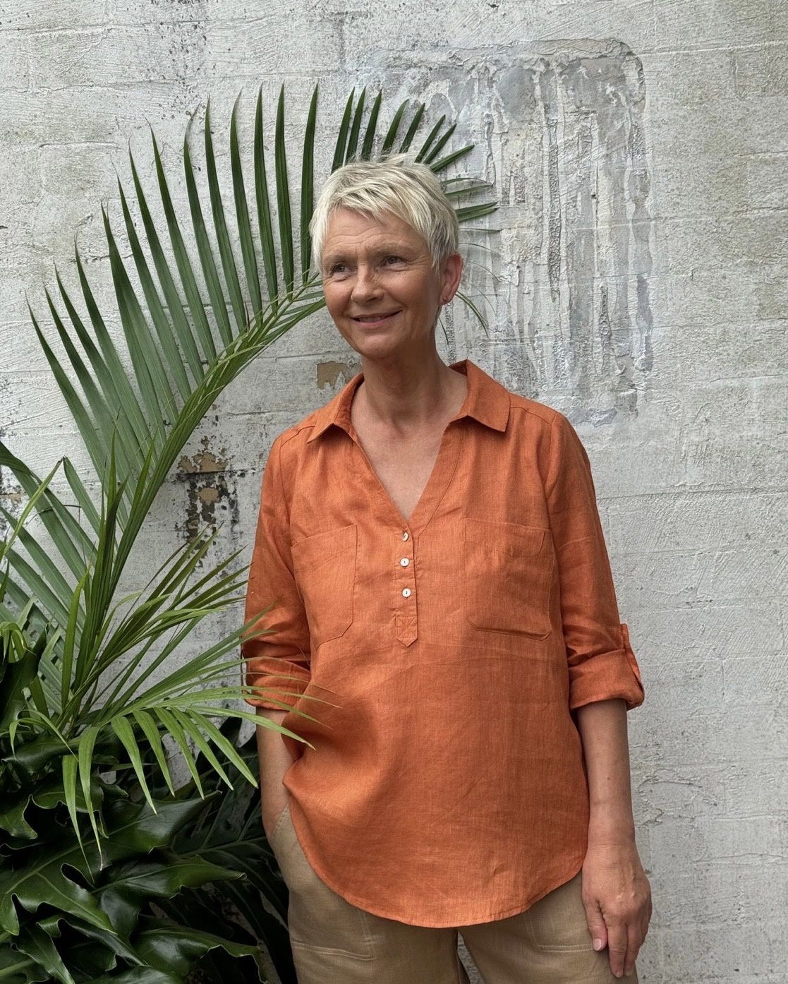 Zac &amp; Me Mel Linen Shirt