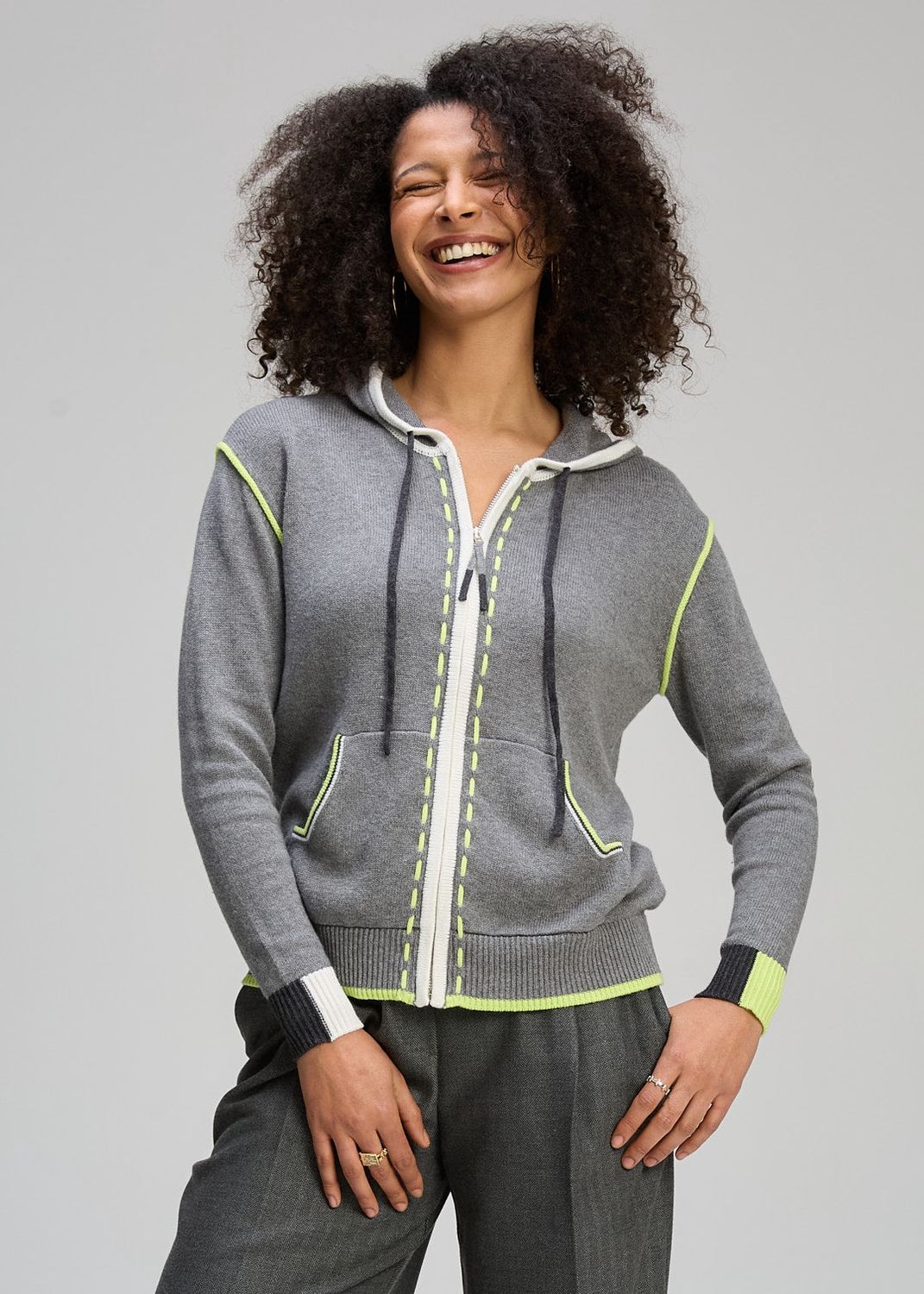 Zaket &amp; Plover Clover Threaded Hoodie ZP8128