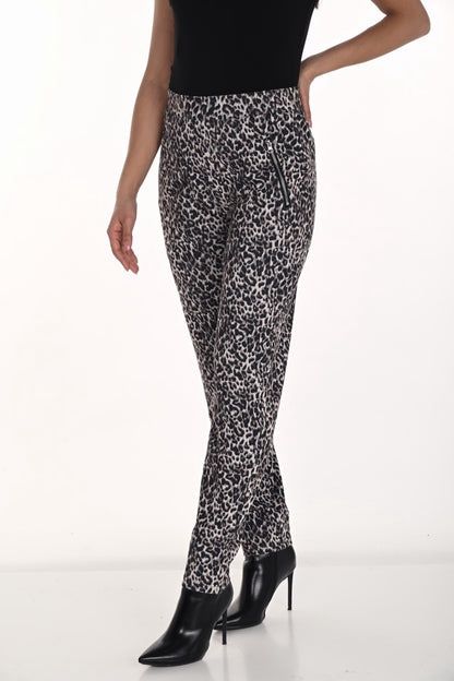 Frank Lyman Black/Beige Knit Pant 254900