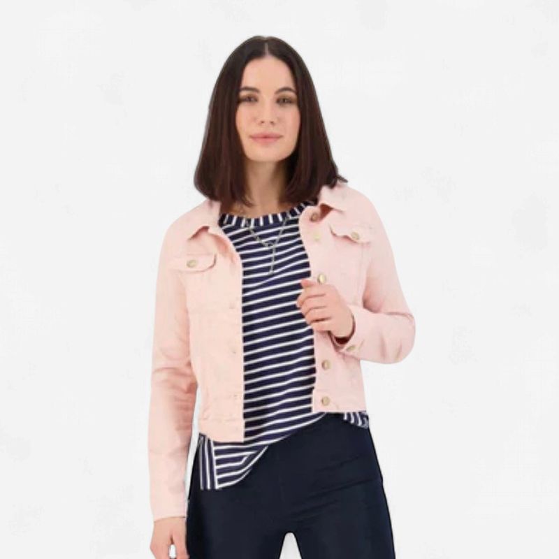 Vassalli French Rose Ratio Denim Jacket 2017N