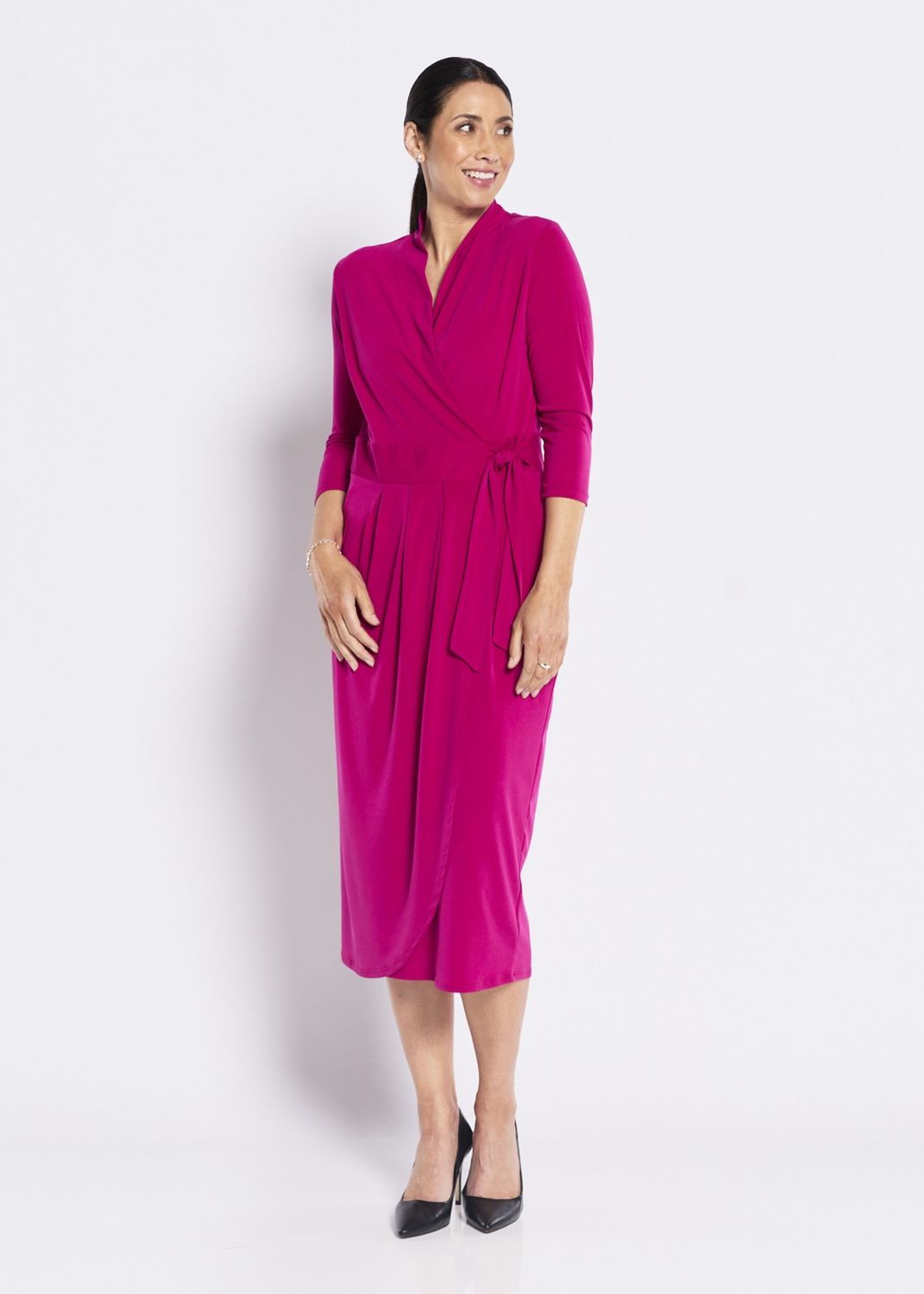 Philosophy Fuschia Ness Wrap Dress