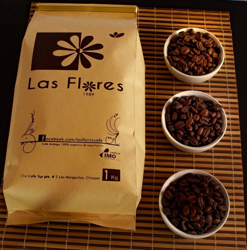 1kg Café Orgánico Las Flores (Tostado en grano)