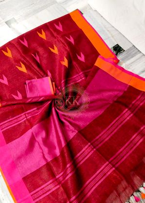 LINEN SAREES 
@ 1400/- to 3999/-