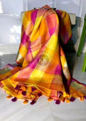LINEN SAREES 
@ 1400/- to 3999/-