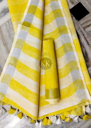 LINEN SAREES 
@ 1400/- to 3999/-
