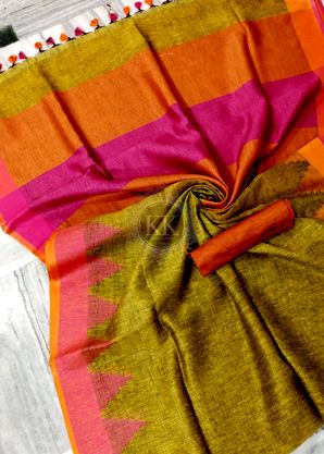 LINEN SAREES 
@ 1400/- to 3999/-
