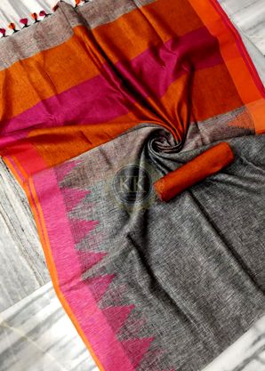 LINEN SAREES 
@ 1400/- to 3999/-