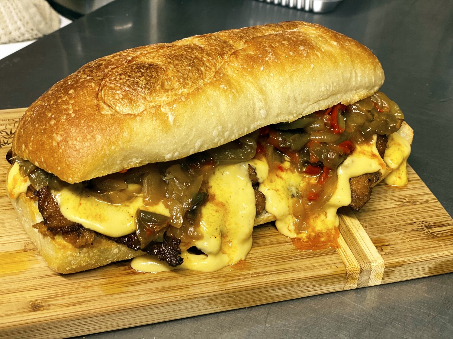 Vegan Philly Cheesesteak Sub