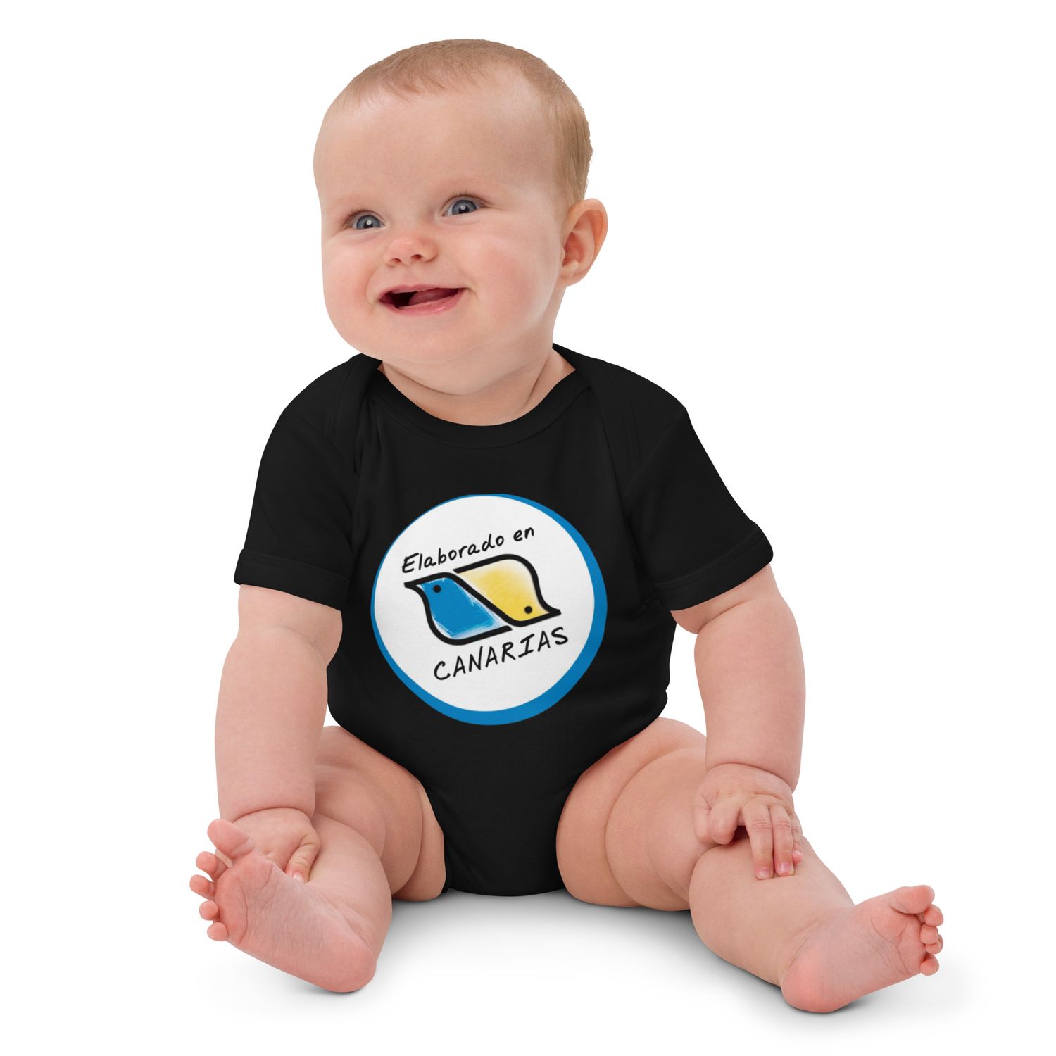 Organic cotton baby bodysuit Elaborado en canarias