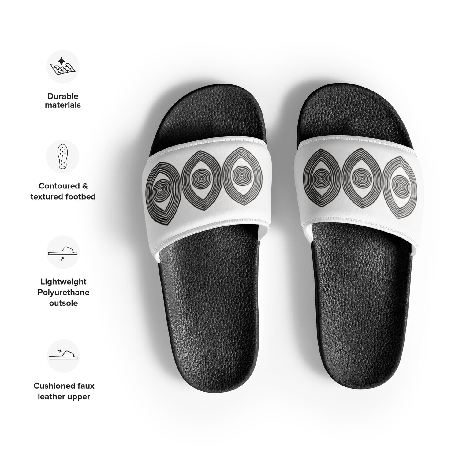 Men’s slides Canary eye