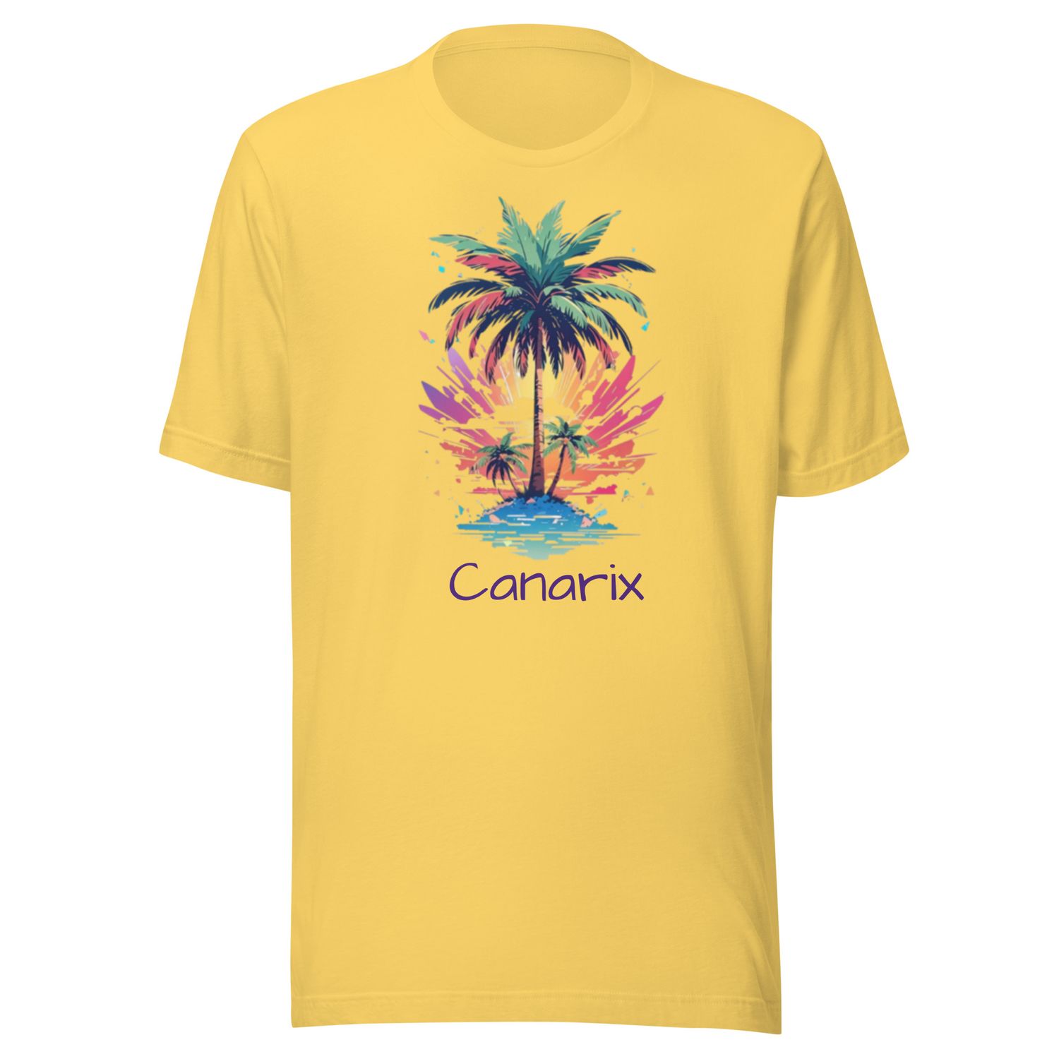 Unisex t-shirt Plam multicolor