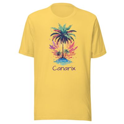 Unisex t-shirt Plam multicolor