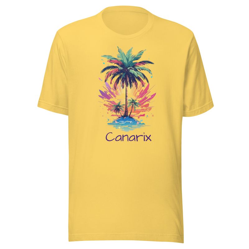 Unisex t-shirt Plam multicolor