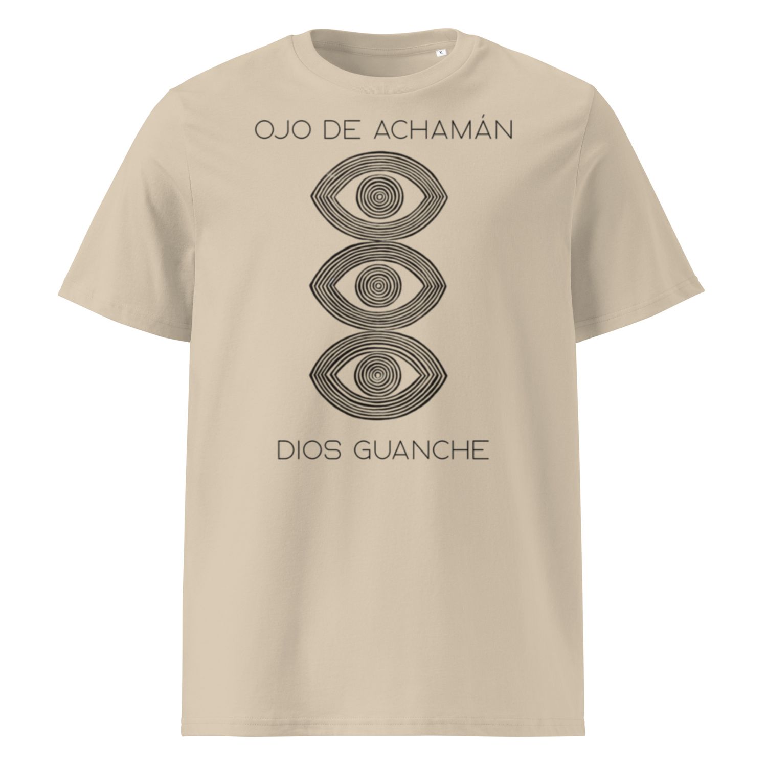 Unisex organic cotton t-shirt Ojo de Acahamán Guanche Canario