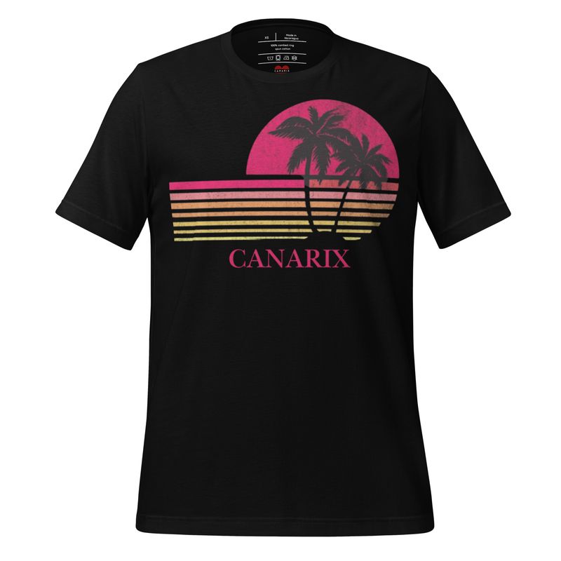Unisex t-shirt palm canarix beach