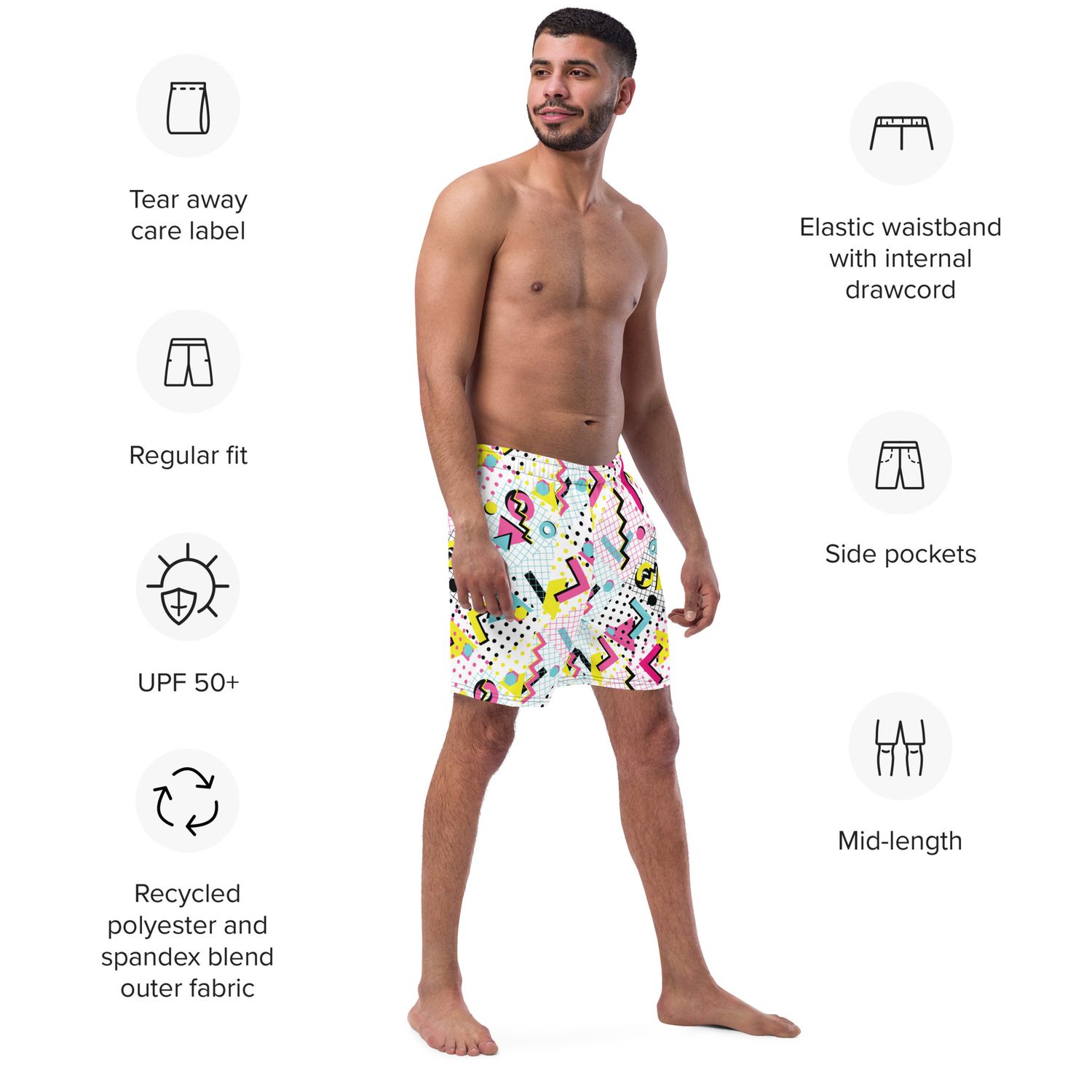 Recycled Swim Trunks Fussion 90