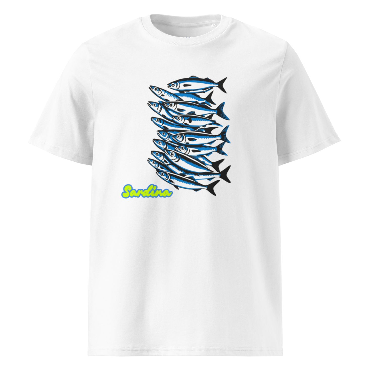 Unisex organic cotton t-shirt SARDINA