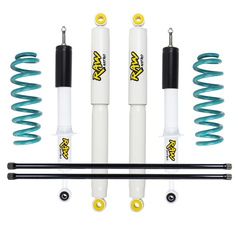 Isuzu Bighorn 2" Lift Kit Raw Shocks