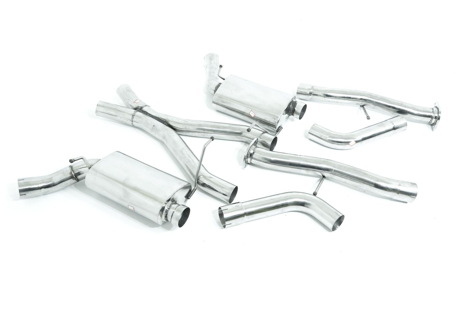 Jeep Cherokee SRT 2012-2021 6.4 V8 twin 3" Stainless Steel Cat-Back Exhaust