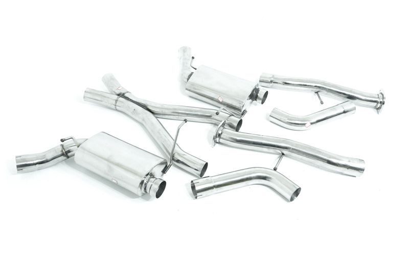 Jeep Cherokee SRT 2012-2021 6.4 V8 twin 3" Stainless Steel Cat-Back Exhaust