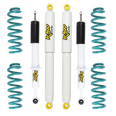 Nissan Patrol Y60 2 Nissan Patrol Y60 2" Lift Kit Raw Shocks