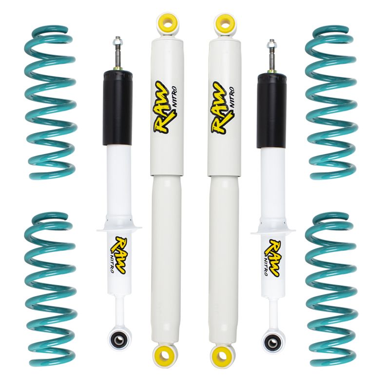 Nissan Patrol Y60 2" Lift Kit Raw Shocks