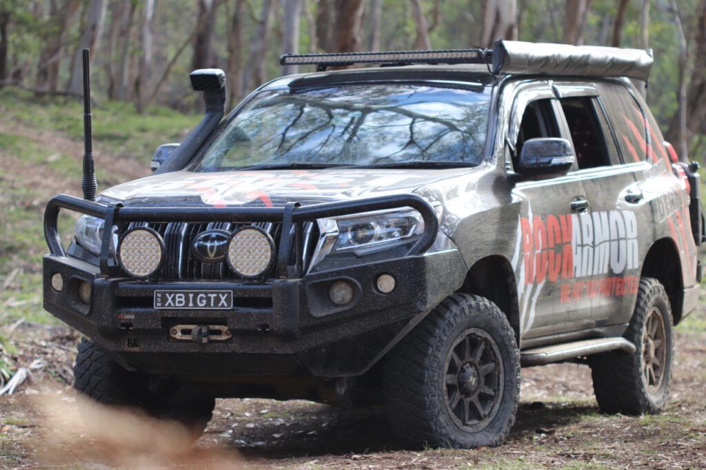 ROCKARMOR ELITE STEEL BULLBAR TO SUIT TOYOTA PRADO FJ150 2018-Current (Full Bar Replacement)