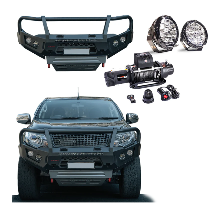 ROCKARMOR GT HOOP BULLBAR COMBO PACK TO SUIT MITSUBISHI MQ TRITON