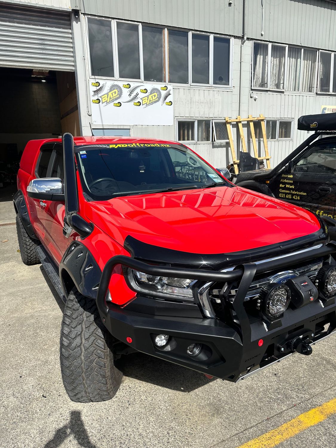 4" Raw Stainless Finish Snorkel for Ford Ranger
