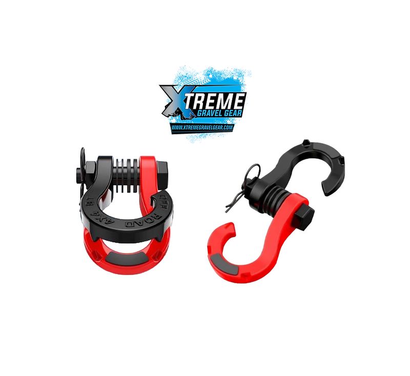 XGG - Split D Shackle - (Pair)
