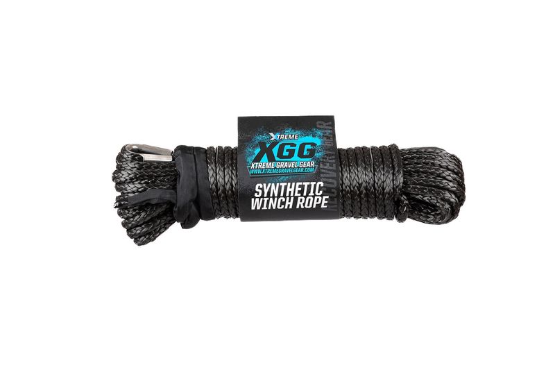 Xtreme Gravel Gear Synthetic Winch Rope 9mmx30m - 15400lbs Breaking Str